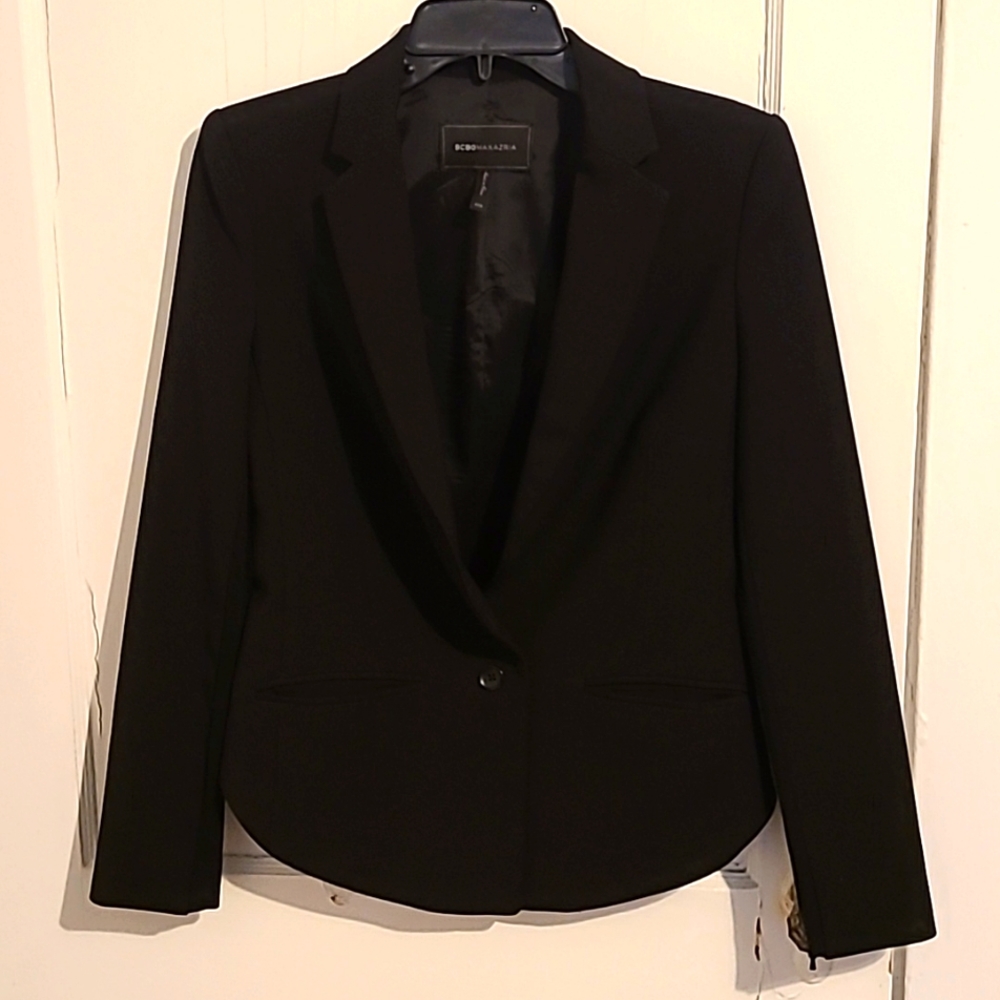 Bcbgmaxazria Brado Assymetrical Blazer